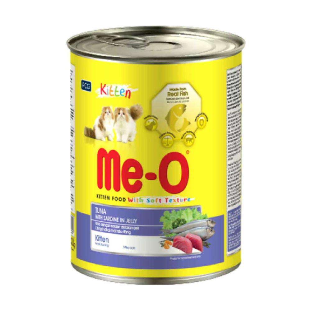 Me-O Wet Cat Food Tuna with Chunky Sardine In Jelly (Kitten) – PCIN Premium Pet Food